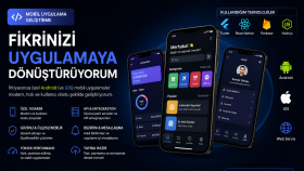 İhtiyacınıza uygun mobil uygulama geliştiririm