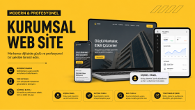 size kişisel panelli kurumsal web sitesi yaparım