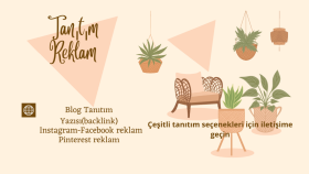 bloglarımda ve sosyal medyada tanıtımınızı yapabilirim