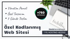 Özel Kodlanmış Web Sitesi