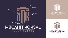 "Mücahit Köksal Hukuk Bürosu" Logo Tasarımı