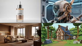 blender ile profesyonel 3D modelleme, render yapıyorum
