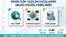 senin için web projelerindeki hataları çözebilirim