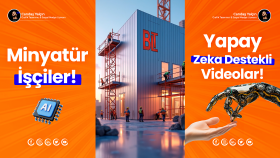 Ai ile tasarlanmış minyatür işçi videoları