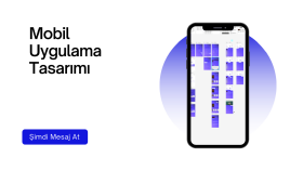 mobil uygulamanız için tasarım yapabilirim