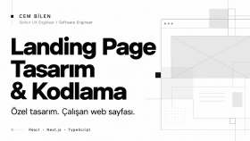 işinize özel landing page tasarlar ve kodlarım
