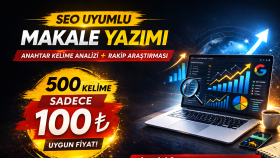sizin için Seo uyumlu makale yazabilirim