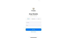 Kreş Yönetim Sistemi Mobil Uygulama