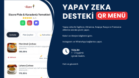 yapay zeka destekli qr menü kurabilirim
