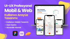 mobil uygulama ve web arayüzleri tasarlıyorum