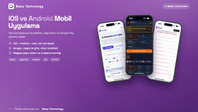 iOS ve Android mobil uygulamanızı geliştiririm