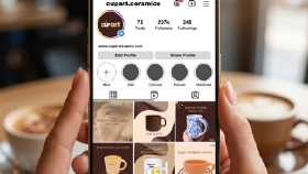 Cupart instagram sayfa tasarımı