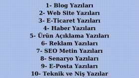 ihtiyaçlarınız doğrultusundaki her makalenizi yazabilirim
