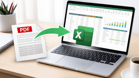 PDF dosyalarınızı Excel'e düzenli ve hatasız aktarırım