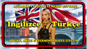 İngilizce - Türkçe metinlerinizin çevirisini yaparım