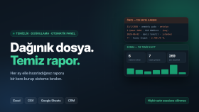 dağınık Excel verinizi temizleyip otomatik rapora çeviririm