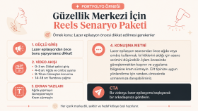 Güzellik Merkezi İçin Reels Senaryo Örneği