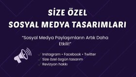 sosyal medya hesabınız için tasarım yapıyorum
