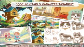 çocuk kitabı karakteri ve kişiye özel çizimler yapabilirim