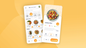 Online Yemek Sipariş Uygulama UI/UX Mobil Tasarımı