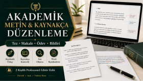 akademik metinlerinizi redaksiyonla düzenlerim
