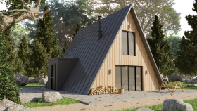 Orman Evi 3D Görselleştirme Çalışmam