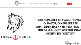 Asena Hukuk Bürosu | Örnek Tasarım / asenahukuk.wexoft.com