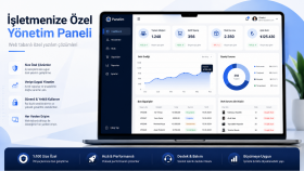 işletmenize özel yönetim paneli geliştiririm