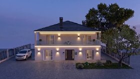​Modern Müstakil Villa Dış Cephe & Çevre Aydınlatma Tasarımı