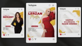 Yılbaşı Özel Sosyal Medya Tasarımları 