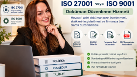 ISO 27001 BGYS dokümantasyon ve danışmanlık desteği sunarım