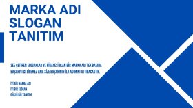 eşsiz marka adınızı ve marka slognınızı oluşturuyorum
