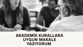 makale yazıyorum