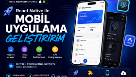 React Native ile mobil uygulama geliştiririm