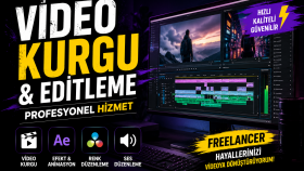 sosyal medya için ürettiğiniz videoları editleyebilirim