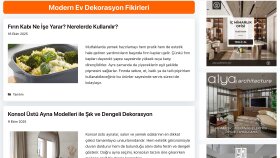 12 yıllık dekorasyon sitemden tanıtım yazısı yayınlarım