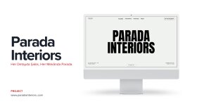 Parada Interiors Web Tasarım Çalışmamız