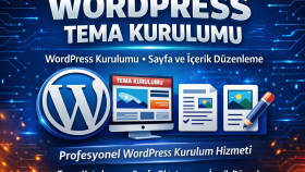 wordpress site ve tema kurulumu yapabilirim