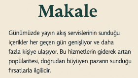 Metin Yazarlığı Portfolyosu