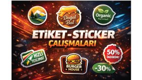 markanızı yansıtacak etiket - sticker tasarımları yaparım