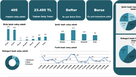 excel veri temizleme ve dashboard yapıyorum
