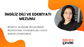 İngilizce noter onaylı yeminli tercüme yapıyorum