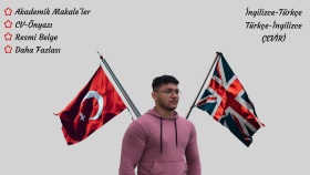 İngilizce-Türkçe ve Türkçe-İngilizce çeviri yapabilirim
