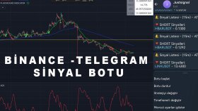kripto para telegram bilgilendirme botu yazarım