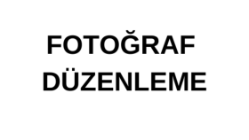 fotoğraflarınızda düzenlemeler yaparım