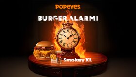 Popeyes – Burger Alarmı Reklam Tasarımı