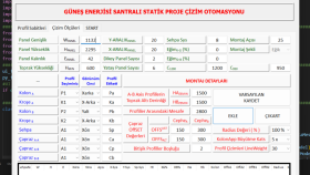 Otomatik AutoCAD Projesi Çizimi