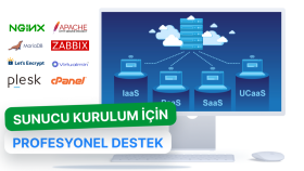 linux ve windows server destekli servisleri kurabilirim