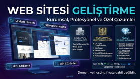 modern ve profesyonel web sitesi geliştiriyorum