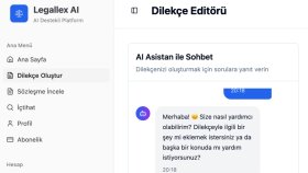 Legallex AI – Yapay Zeka ile Dilekçe Oluşturma Arayüzü